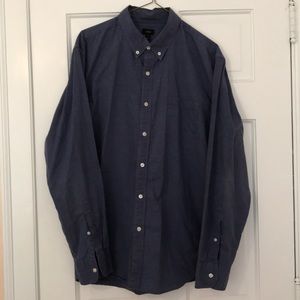 J Crew Indigo blue button down XL